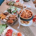 ま・д・な's cooksnap of when they made 冷凍シートできのこミートパイ＊ハロウィン.