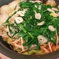 まままままままっち's cooksnap of when they made 豚肉と白菜とモヤシとニラの旨辛鍋.