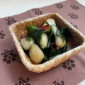 あんみつ☆'s cooksnap of when they made 和えるだけ！らっきょうとワカメの酢の物.