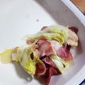 ひろ☆はる❇︎ママ's cooksnap of when they made ☼超簡単♪白菜とベーコンのチーズ炒め.