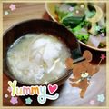 海理ママ's cooksnap of when they made 落とし卵の味噌汁.