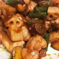 りしい♪ママ's cooksnap of when they made 鶏ももとさつま芋レンコンの炒め煮.