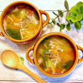 gomapon's cooksnap of when they made えのきと青梗菜で中華梅スープ.