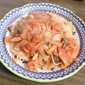 yumyummys's cooksnap of when they made 牛乳で☆ベーコンのトマトクリームパスタ.