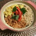 ぼっさんずらぶ♡'s cooksnap of when they made レンジで簡単!そぼろごはん.