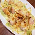 ＊choco＊'s cooksnap of when they made 【糖質オフ】鮭とキャベツの味噌マヨ焼き.