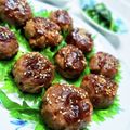 フリージア♬'s cooksnap of when they made ☆玄米ご飯で肉巻きおにぎり☆.