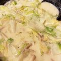 とりちゃん、's cooksnap of when they made 白菜としめじの豆乳クリーム煮.