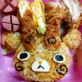 たにたーに's cooksnap of when they made 妖怪ウォッチ　コマじろう＊キャラ弁.