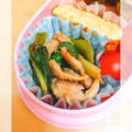 ★ぴよぴよ501★'s cooksnap of when they made 鶏皮と小松菜のオイスター炒め.