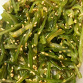kuni♥︎'s cooksnap of when they made 茎わかめ　ごまあえ.