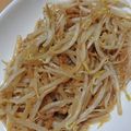 ナーちゃん's cooksnap of when they made レンジで3分！もやしナムル☆オリーブ風味.