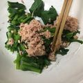 カントリンブンブン's cooksnap of when they made 春菊のツナごま和え.