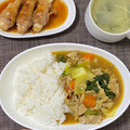 ♡ぴゅぴ♡'s cooksnap of when they made 青梗菜と豚の中華丼カレー風味.