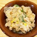tyat's cooksnap of when they made ホタテのみみの酢味噌和え.