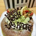 らいじまん's cooksnap of when they made 抹茶とホワイトチョコのガトーショコラ.