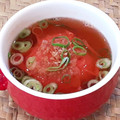 あーこ姐's cooksnap of when they made レンジで丸ごとトマトのほっこり和風スープ.