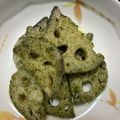 240915's cooksnap of when they made 簡単おつまみ　蓮根の青海苔チーズ焼き.