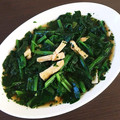最高ﾋﾟｰﾏｿ's cooksnap of when they made めんつゆだけ簡単ほうれん草と油揚げ煮浸し.
