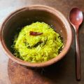 Nilmini's cooksnap of when they made cabbage mallun.