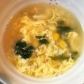 もんずん's cooksnap of when they made コーンとたまごの中華スープ.