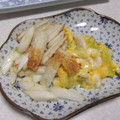 きらり流れ星's cooksnap of when they made 【龍愛】ごま油香る☆ちくわと白ネギ炒め.