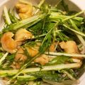sachi888's cooksnap of when they made ♡鶏皮と水菜のピリ辛マヨサラダ♡.