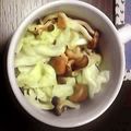 らみねす's cooksnap of when they made しめじ＆キャベツの簡単合え.