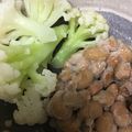 葉月優希's cooksnap of when they made 納豆とカリフローレのごまドレご飯.