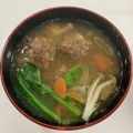 在宅勤務のおじさん's cooksnap of when they made 時短・簡単！いわし缶でつみれ汁.