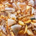 クック0VY12Z☆'s cooksnap of when they made 大根と豚肉の甘辛キムチ煮.