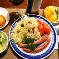 cococo710's cooksnap of when they made 生ソーセージの食べ方(茹でず、蒸し器).