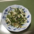 クック1V5K8H☆'s cooksnap of when they made 泪を誘う簡単おつまみ 山葵と鰹節の和え物.