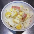 ままナポリ's cooksnap of when they made ☺炊飯器で簡単♪ベーコン入り洋風栗ご飯☺.