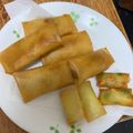08261010's cooksnap of when they made 余った春巻きの皮でミニ枝豆チーズ揚げ.