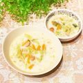 なつき☆ミ's cooksnap of when they made 簡単時短♪きゃべつのミルクスープ.