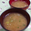 赤い電話's cooksnap of when they made 生姜とネギの味噌汁.