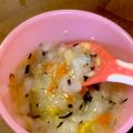 見習いおはな's cooksnap of when they made 簡単離乳食♡鶏と野菜の和風かきたま餡.
