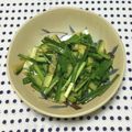 おはなすき's cooksnap of when they made 一品に　きゅうりとニラ。.
