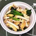 そらいろ猫's cooksnap of when they made ほうれん草、しめじ、油揚げのおひたし✨.