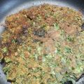 あーちぃのさりまん's cooksnap of when they made 万能葱と桜海老の韓国風ピカタ～パジョン.