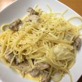 クック0BX8DB☆'s cooksnap of when they made 簡単☆牛乳でカルボナーラ.