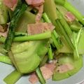 sakuraiayu's cooksnap of when they made はやとうりとベーコンのコンソメ炒め.