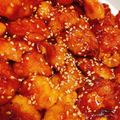 Yanochinn's cooksnap of when they made 簡単・節約☺鶏皮の甘辛コチュジャン炒め.