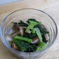 HALYUI's cooksnap of when they made さっぱり！ほうれん草ときのこの和え物☆.