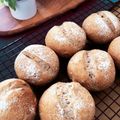 ちょこふみ's cooksnap of when they made ライ麦✿全粒粉の✿田舎✿パン.