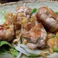 はなまるれいれい's cooksnap of when they made 豚こま団子のネギソースがけ*.