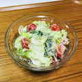 Asato★'s cooksnap of when they made レタスとトマトのごまマヨサラダ.