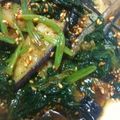 さあさま's cooksnap of when they made 茄子とほうれん草の♪ナムル♪.