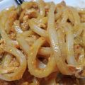 あいたんmama♡'s cooksnap of when they made 豚キムチうどん.